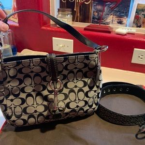 Genuine coach purse and belt
